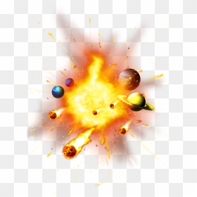 #explosion #exploding #booom #💥 #💣 #space #galaxy - Bomb Blast Png, Transparent Png - exploding planet png