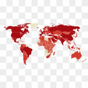Coronavirus Map Of The World, HD Png Download - fierce deity link png