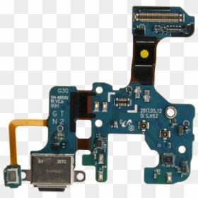 Samsung Galaxy Note 8 Dock Port Flex Cable Replacement - Samsung Note 8 Mic, HD Png Download - samsung galaxy note 8 png