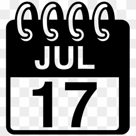 Spiral Calendar Emoji Clipart - July Calendar Vector Png, Transparent Png - calendar emoji png