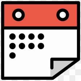 Spiral Calendar Emoji Clipart - Clip Art, HD Png Download - calendar emoji png