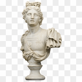 Bust, HD Png Download - marble statue png