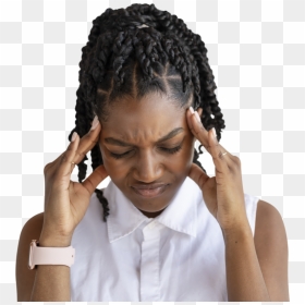 Frustrated African American Marketer Business Owner - Dreadlocks, HD Png Download - lil pump dreads png