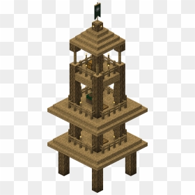 The Lord Of The Rings Minecraft Mod Wiki - Minecraft Wooden Watchtower, HD Png Download - watch tower png