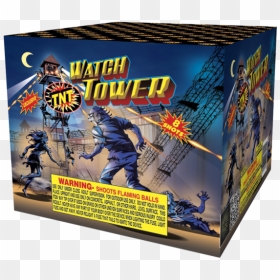 Firework Aerial Finale Watch Tower - Tnt Fireworks, HD Png Download - watch tower png
