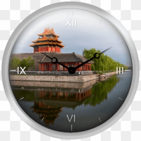 Watchtower And Moat At The Forbidden City - Forbidden City, HD Png Download - watch tower png