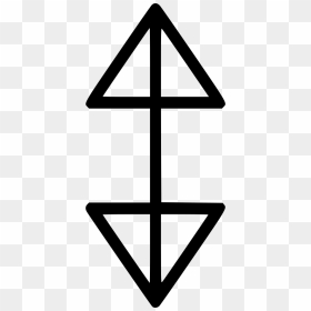 Up Down Simple - Icon, HD Png Download - simple cross png