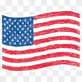 When Discussing Color, One Must Also Remember The Diverse - Waving American Flag Cartoon, HD Png Download - tattered american flag png