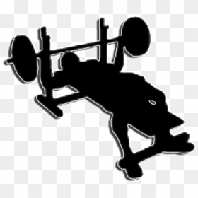 Bench Clipart Weight Lifting - Clip Art Bench Press, HD Png Download - lifting png
