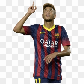 Neymar Looking Up - Neymar Png Barcelona, Transparent Png - looking up png