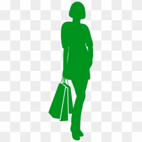 Silhouette Drawing Woman Cartoon - Drawing, HD Png Download - looking up png