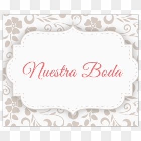 Greeting Card, HD Png Download - nuestra boda png