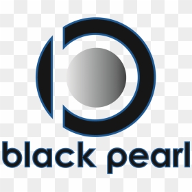 Black Adn Blue Logo With Writing No White Background - Circle, HD Png Download - black pearl png