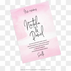 Document, HD Png Download - nuestra boda png