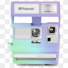 Vintage Colorful Polaroid Camera, HD Png Download - polaroid .png