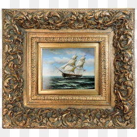 Sailing Painting Frame, HD Png Download - nautical frame png