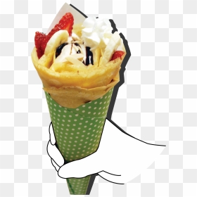 Pancakes Vector Dessert - Crêpe Ice Cream Hd, HD Png Download - crepes png