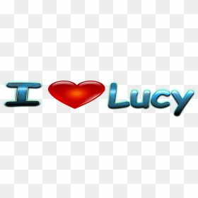 Lucy Love Name Heart Design Png - My I Love You Name Anju, Transparent Png - i love lucy png