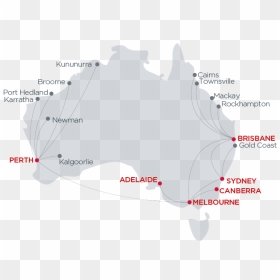 Diagram, HD Png Download - australia map png