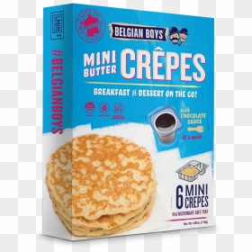 Pancakes Clipart Mini Pancake - Walmart Who Sells Belgian Boys Crepes Near Me, HD Png Download - crepes png