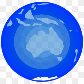 Australia, Earth, Globe, Map, Oceania, Planet, World - World Map Circle Australia, HD Png Download - australia map png