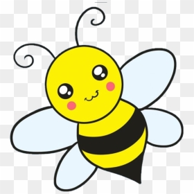 Bee/abeja - Bee Drawing For Kids, HD Png Download - abeja png