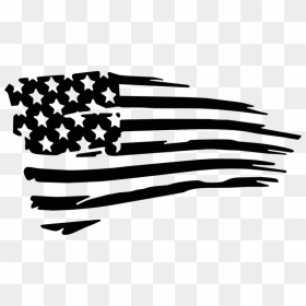 Tattered American Flag Meaning, HD Png Download - torn flag png