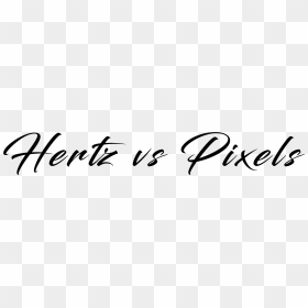 Hertz Vs Pixels Logo - Calligraphy, HD Png Download - hertz logo png