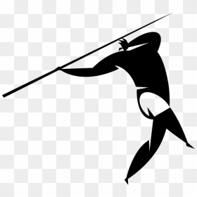 Vector Illustration Of Track And Field Athletic Sport - Illustration, HD Png Download - javelin png