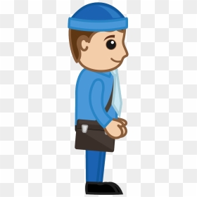 Postman Png - Side Pose Character Free Download, Transparent Png - mailman png