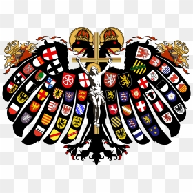 The Quaternion Eagle Of The Holy Roman Empire C , Png - Holy Roman Empire Flag, Transparent Png - roman eagle png