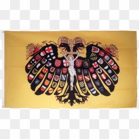 Holy Roman Empire Double-headed Eagle Flag - Eagle Holy Roman Empire Flag, HD Png Download - roman eagle png