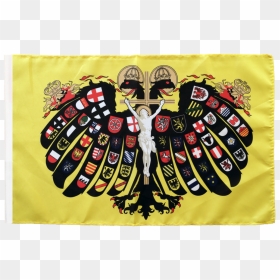 Holy Roman Empire Double-headed Eagle Flag - Holy Roman Empire States Flags, HD Png Download - roman eagle png