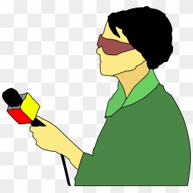 News Reporter Clipart, HD Png Download - reporter png