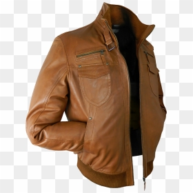 Leather Jacket Png - Brown Leather Jacket Png, Transparent Png - brown png