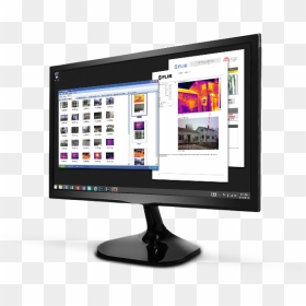 Computer Monitor, HD Png Download - reporter png