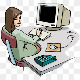 Professional Clipart Computer Operator, Professional - Compliance Jokes, HD Png Download - computer images png