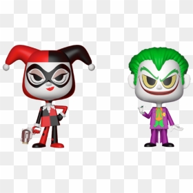 Funko Vynl Harley Quinn & The Joker - Funko Vynl Dc Harley Quinn And Joker, HD Png Download - harley quinn comic png
