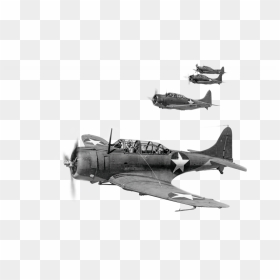 Dauntless Dive Bomber Png, Transparent Png - ww2 plane png