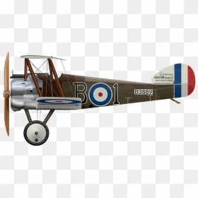 Sopwith Camel B3889 - Sopwith Camel Plane, HD Png Download - ww2 plane png