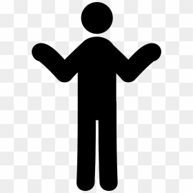 Don"t Know Posing - Transparent Body Language Icon, HD Png Download - don't png