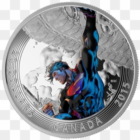 Superman Silver Coin 2015 Canada, HD Png Download - superman 2013 png