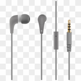 Acme Europe Słuchawki Z Mikrofonem Douszne He15y Żółte, HD Png Download - microphone cord png