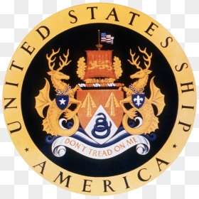 Uss America Insignia 1963 - Uss America, HD Png Download - don't png