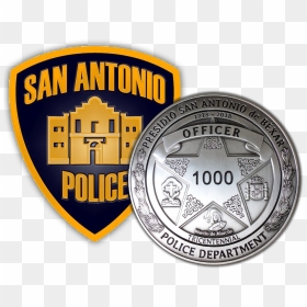 San Antonio Texas Police Badges, HD Png Download - cop badge png