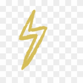 Doodles - Lightening - Gold, HD Png Download - gold's gym png