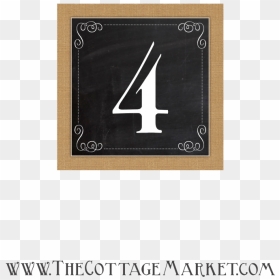 Number, HD Png Download - blank chalkboard png