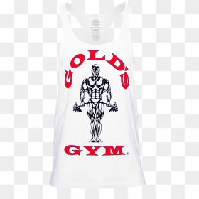 Golds Gym Shirts - Golds Gym Vest Yellow, HD Png Download - gold's gym png