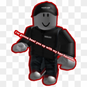 #roblox #sticker Watch Out - Lego, HD Png Download - banhammer png
