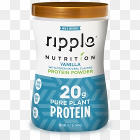 Ripple Vanilla Protein Powder, HD Png Download - ripple effect png